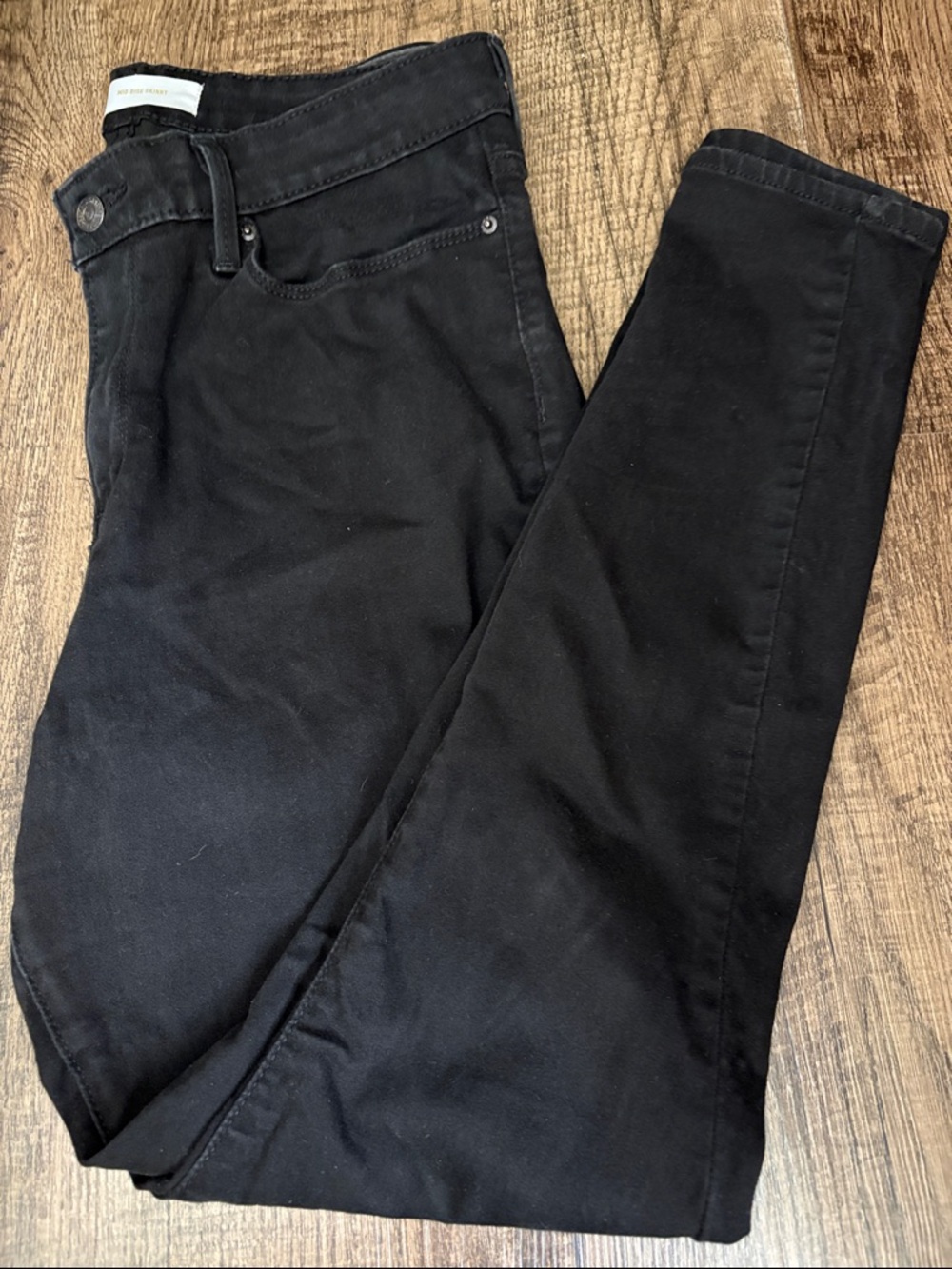 Signature by Levi Strauss Black Mid Rise Skinny Jeans Levi’s 32x30